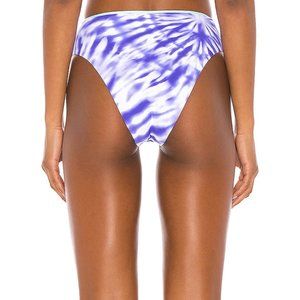 NWT Seafolly X Revolve Beach Break High Rise Bottom in Dazzling Blue